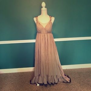 Backless double layer dress!